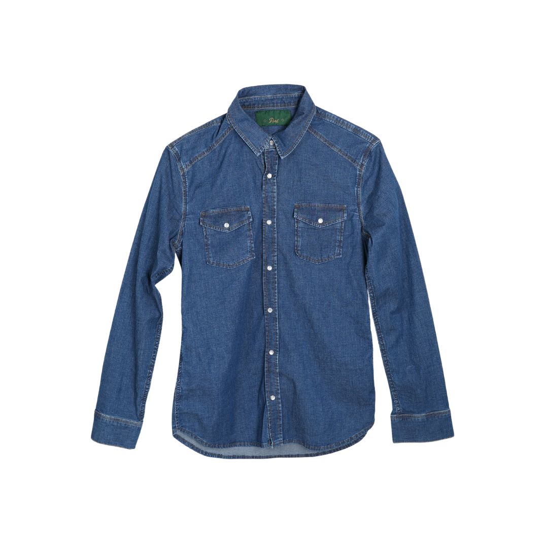 Dean SBAL16 - Vestibilità: Slim shirt. Tessuto 98% cotone e 2% elastan.