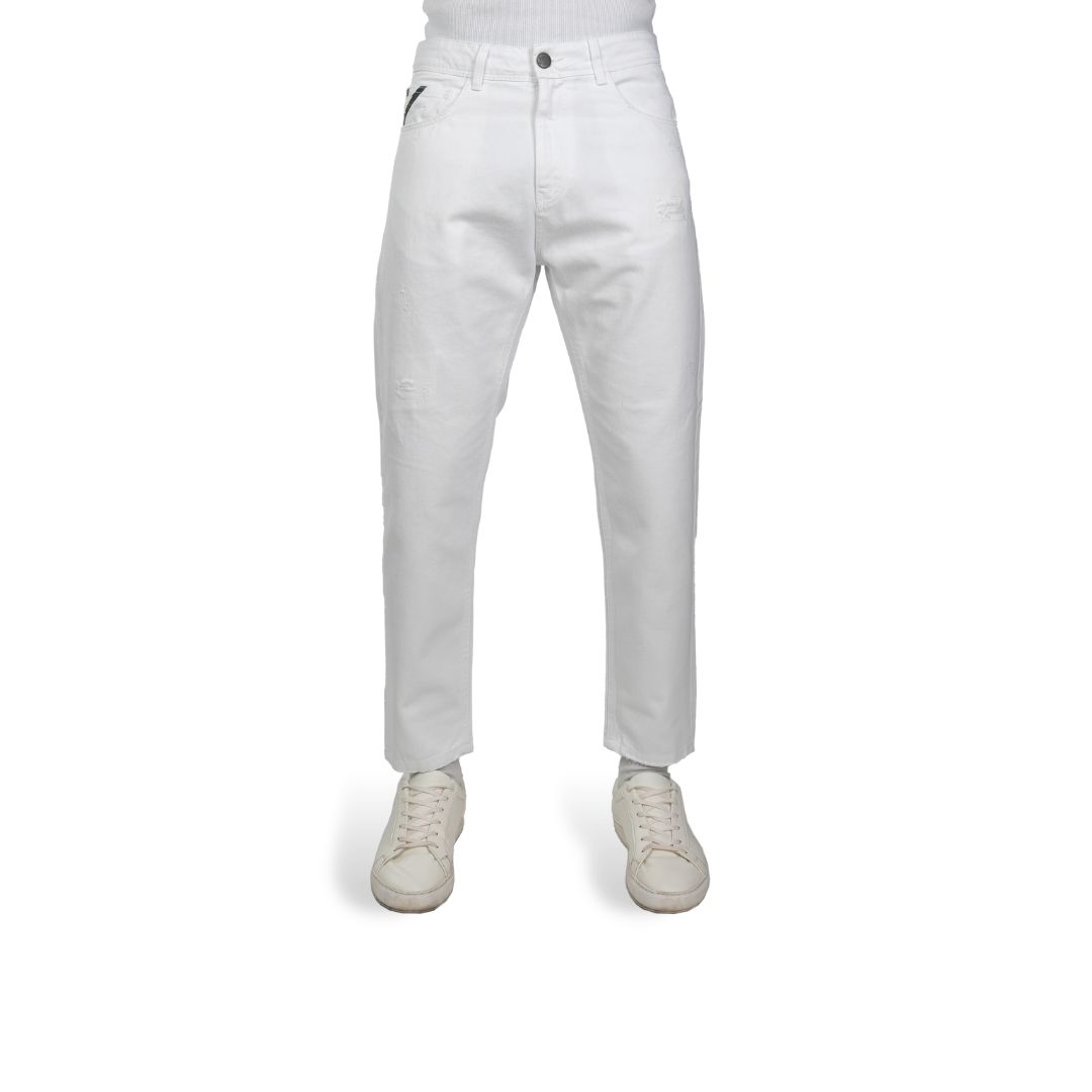 Yellowstone_BIANCO | CROPPED FIT | BULL 100% COTONE